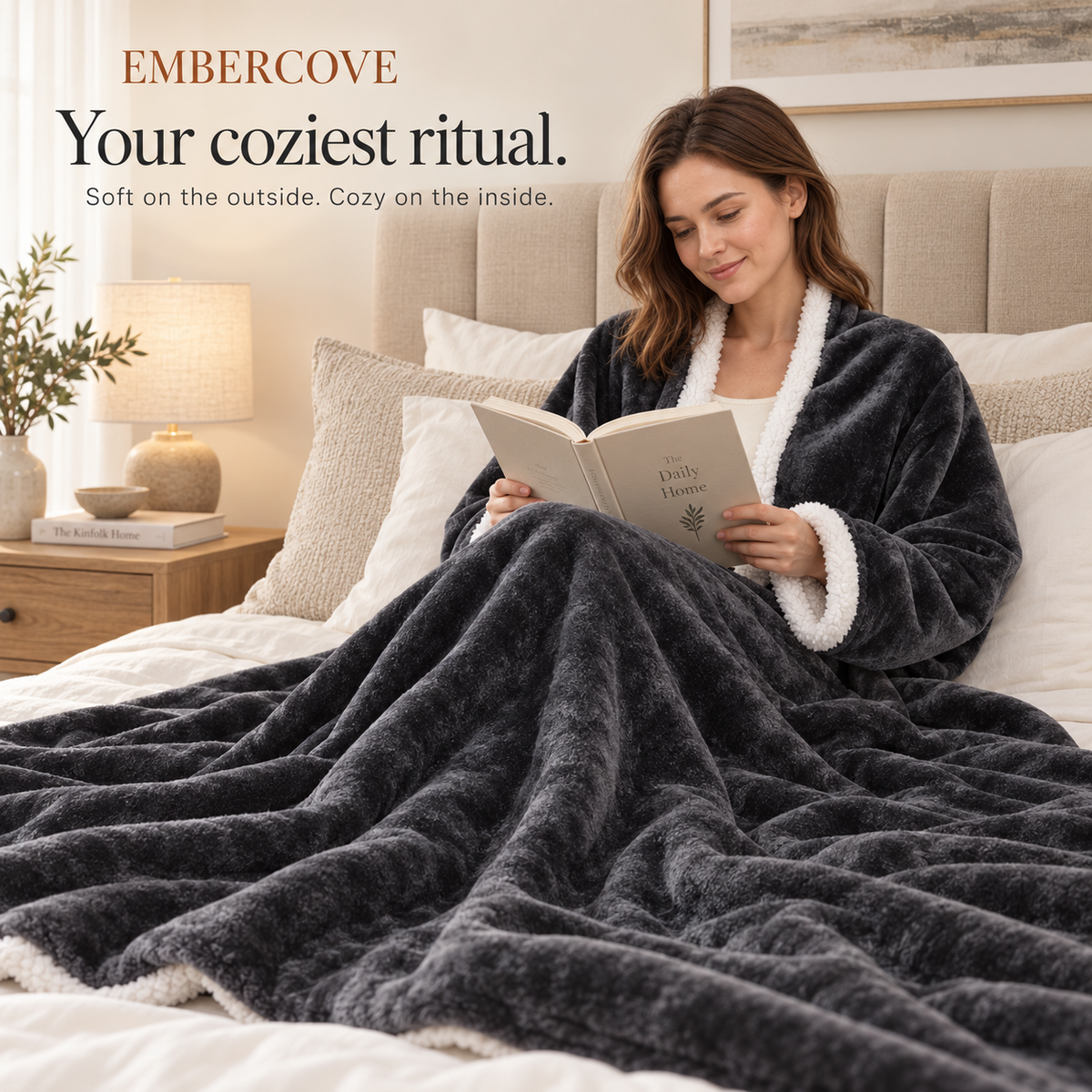 EmberCove — The Heated Blanket Robe